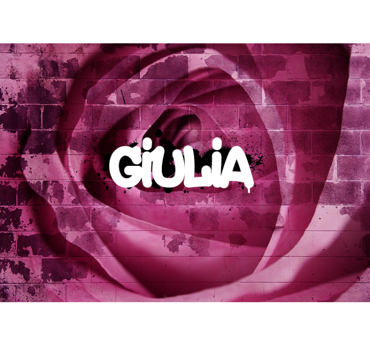 花卉照片墙 定制玫瑰设计 - TenStickers