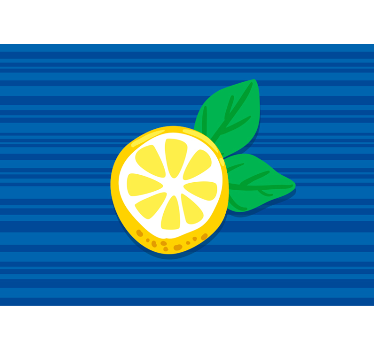 其他花卉壁画 柠檬片艺术 - TenStickers