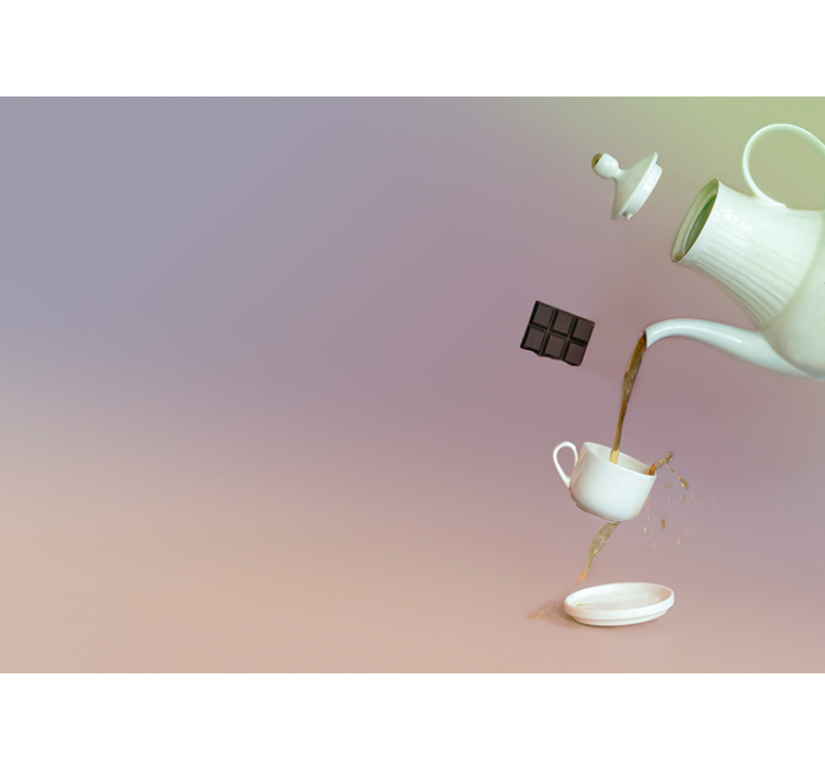 音乐照片墙 漂浮茶时光 - TenStickers