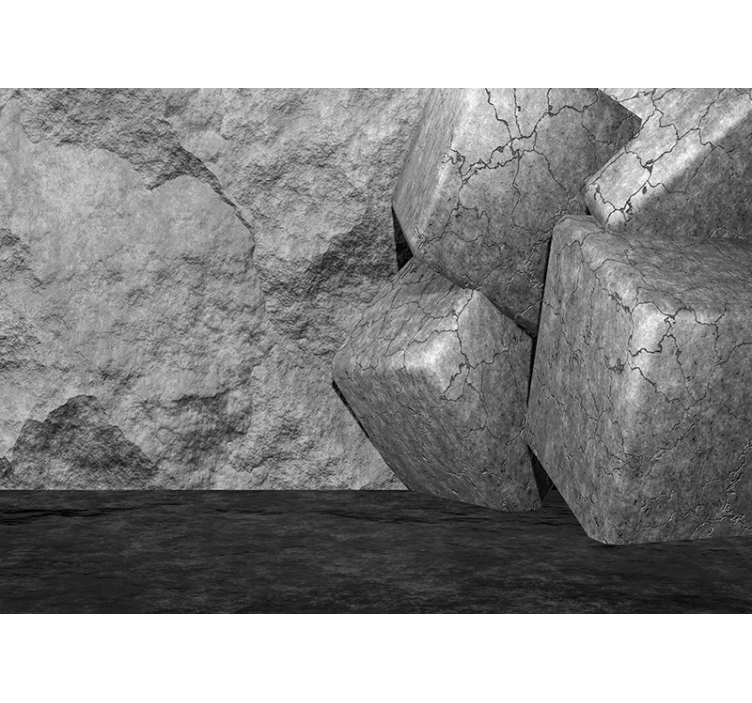 其他石头壁画裂纹石块 - TenStickers