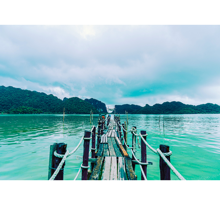 其他景观壁画宁静码头景观 - TenStickers