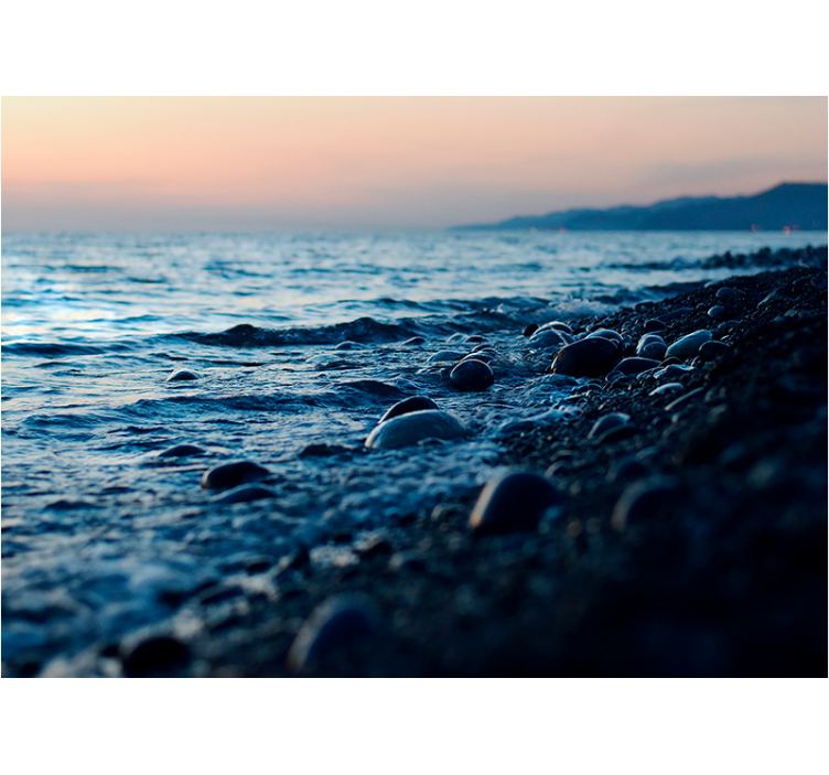 自然照片墙 海浪的宁静 - TenStickers