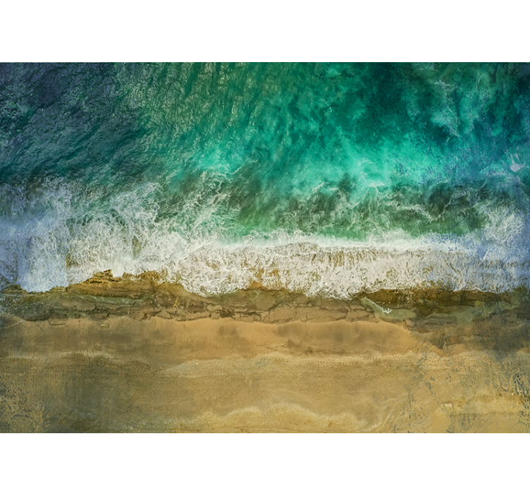 自然照片墙 沿海植物布置 - TenStickers