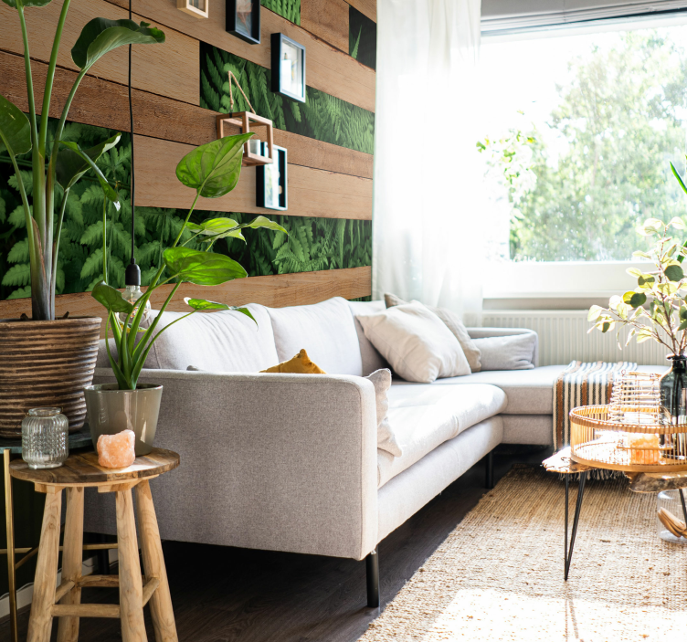 自然照片墙展现郁郁葱葱的层次感 - TenStickers