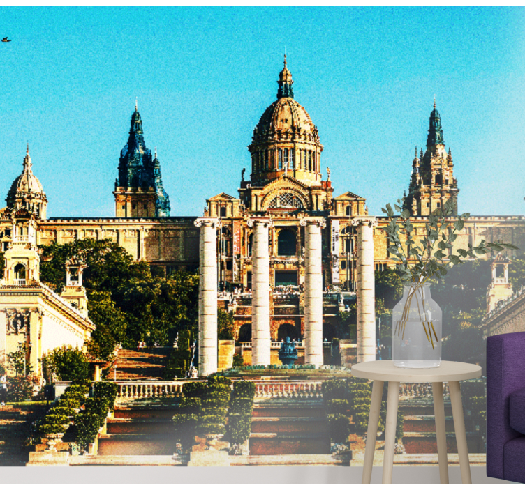 壁画 巴塞罗那 国家加泰罗尼亚博物馆 - TenStickers