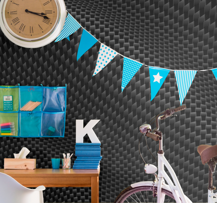 碳纤维3d壁画 - TenStickers