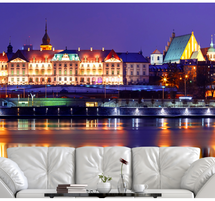 城市和乡村照片墙 历史景观倒影 - TenStickers