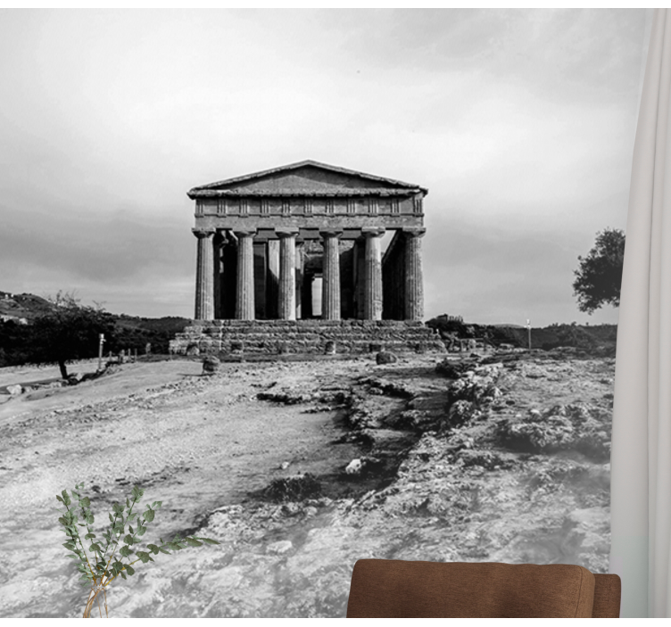 经典艺术照片壁画 历史悠久的寺庙结构 - TenStickers