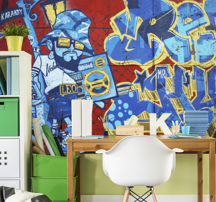 酷涂鸦城市艺术墙壁画 - TenStickers