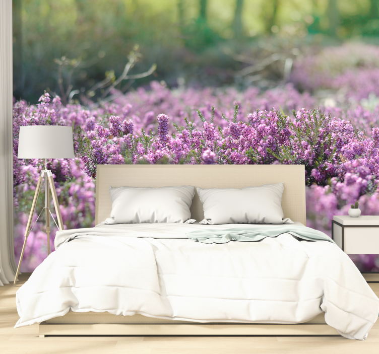 花卉照片墙 盛开的石南花 - TenStickers