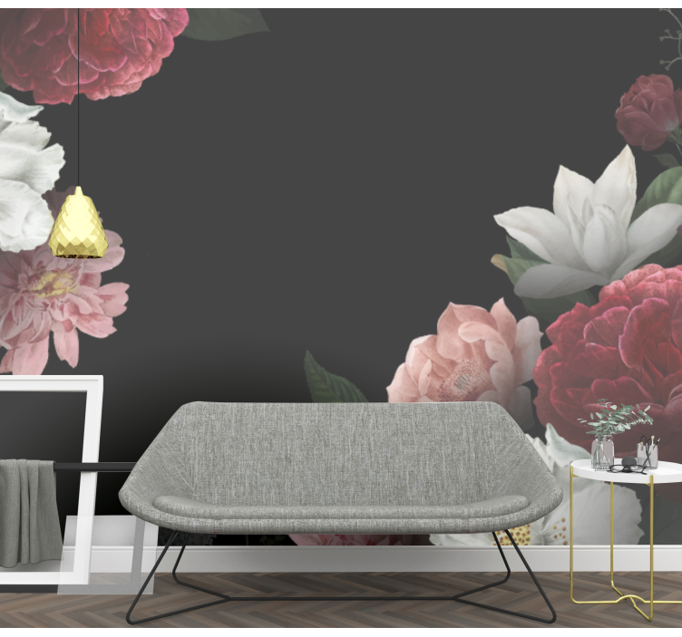 花卉照片墙展现精美花卉布置 - TenStickers