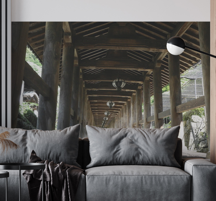 森林照片墙带您领略木栈道美景 - TenStickers