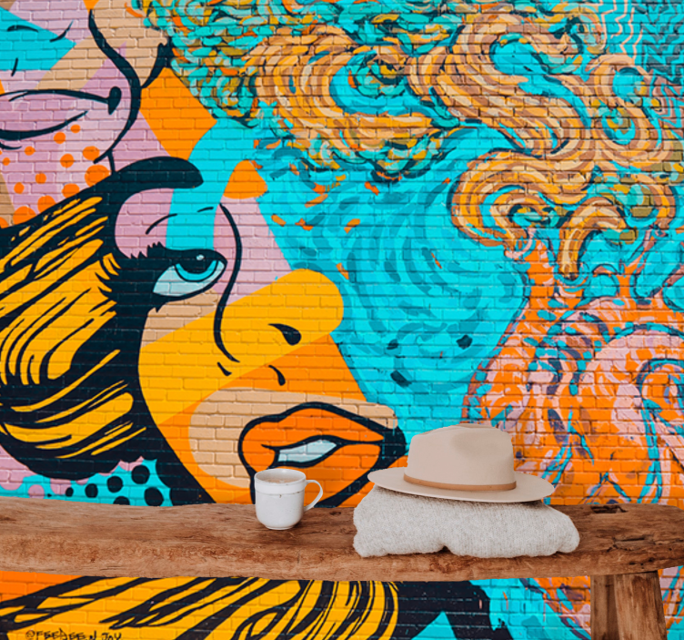 城市艺术照片壁画展现多彩城市表达 - TenStickers