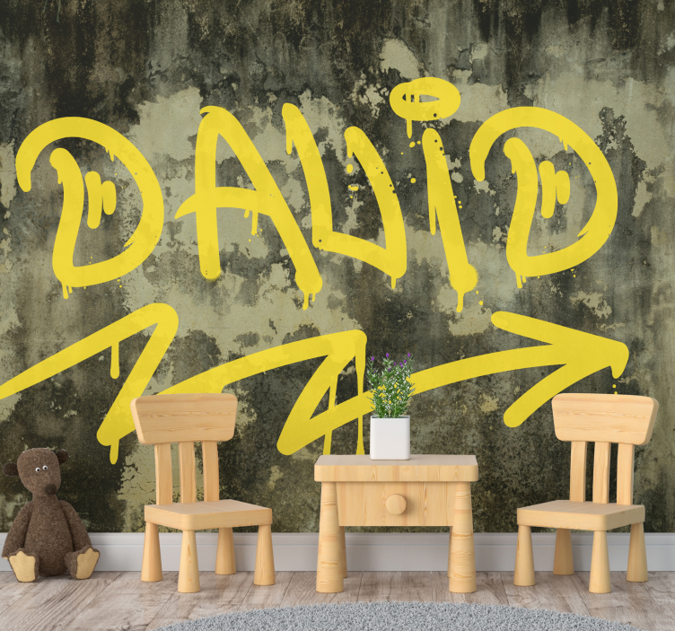 城市艺术照片壁画 黄色街头艺术 - TenStickers