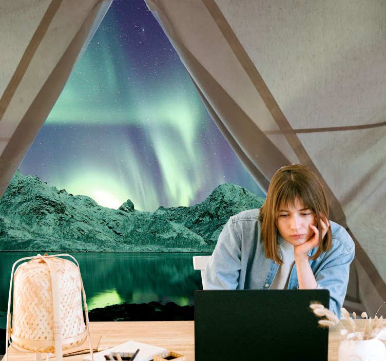 其他景观壁画极光景观 - TenStickers