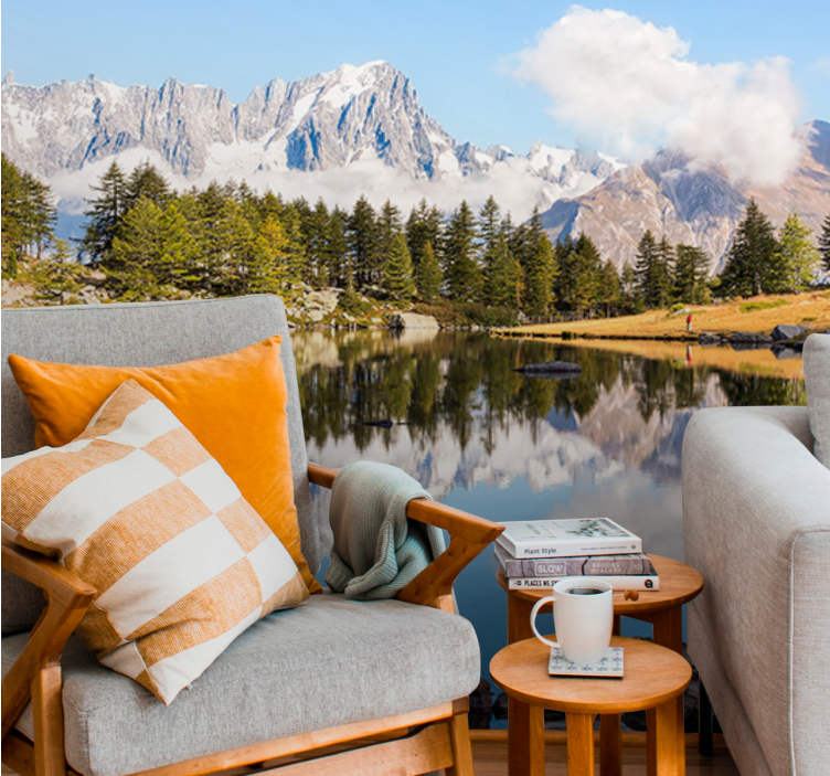 其他景观壁画山水倒影风景 - TenStickers