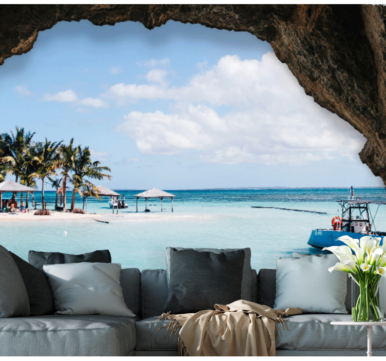 其他景观壁画热带海滨景观 - TenStickers