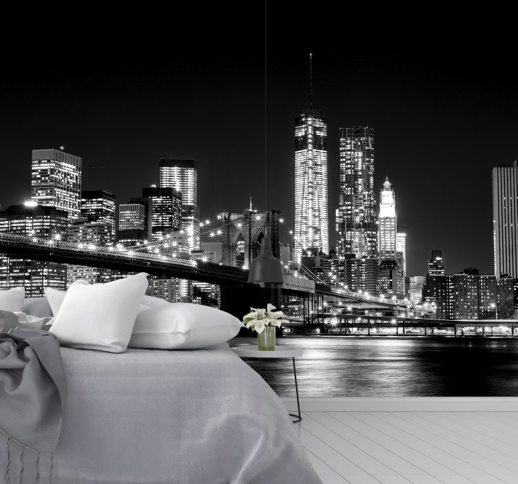 纽约东河纽约壁画 - TenStickers