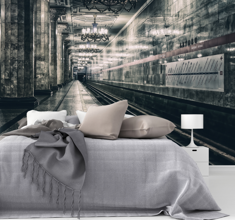 独特的地铁站墙壁画 - TenStickers