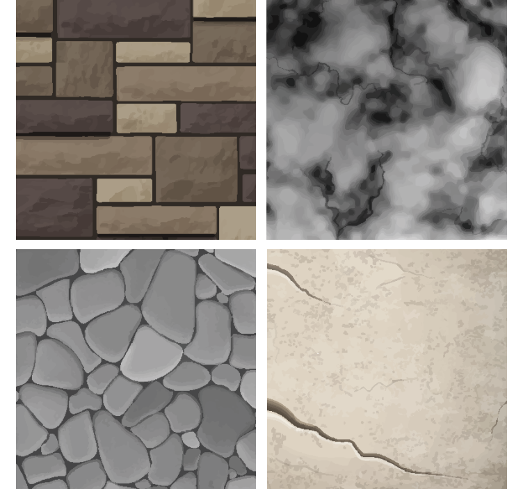 逼真的纹理喝杯垫 - TenStickers