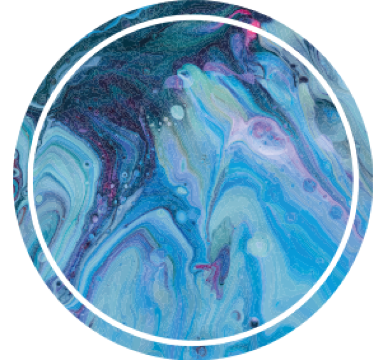 杯垫纹理呈漩涡蓝色图案 - TenStickers