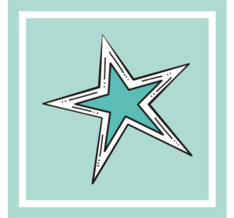 杯垫 啤酒垫 星星图案装饰 - TenStickers