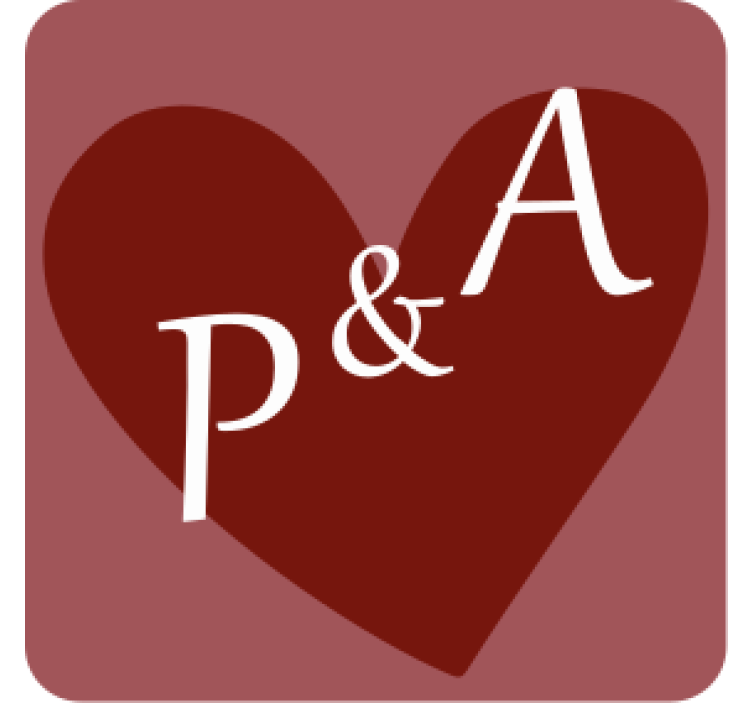 杯垫 婚禮 个性化心形图案 - TenStickers