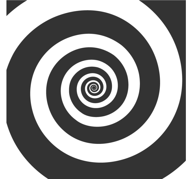 杯垫纹理与螺旋图案对比 - TenStickers