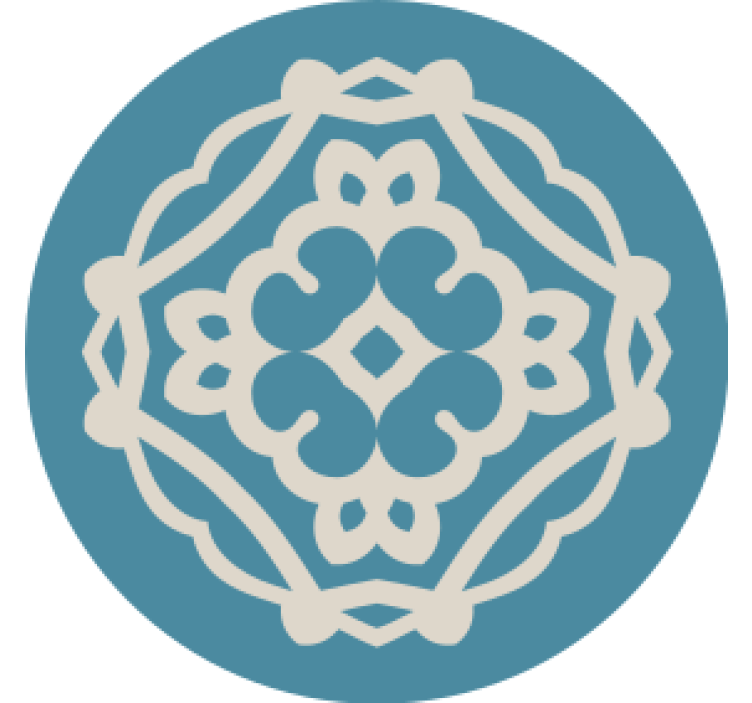 杯垫纹理精美图案叠加 - TenStickers