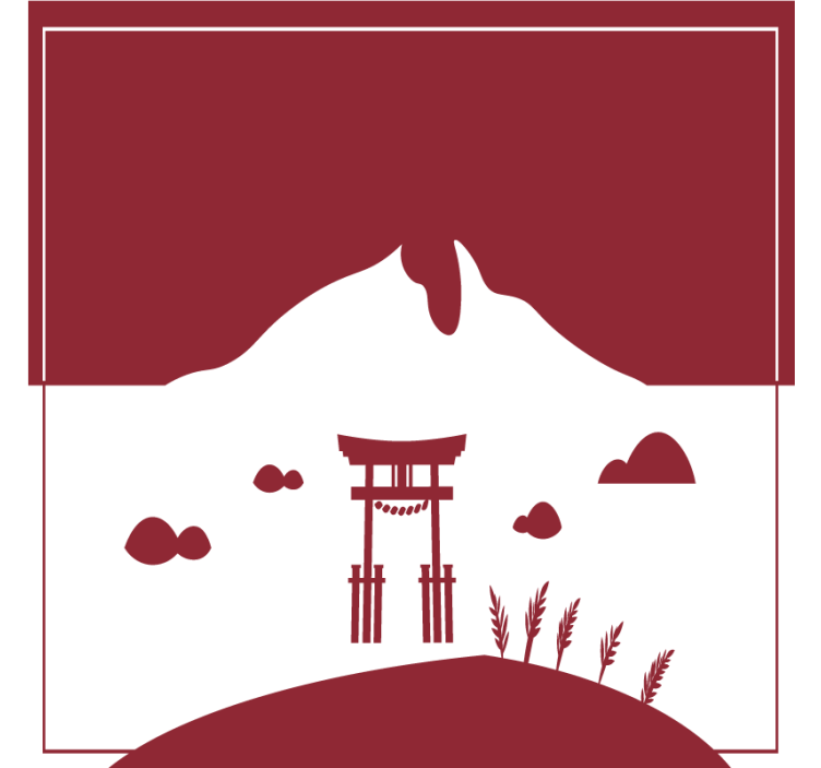 杯垫 怪物 山之鸟居 - TenStickers