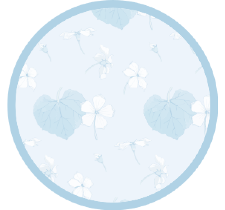 杯垫纹理花卉印花表面 - TenStickers