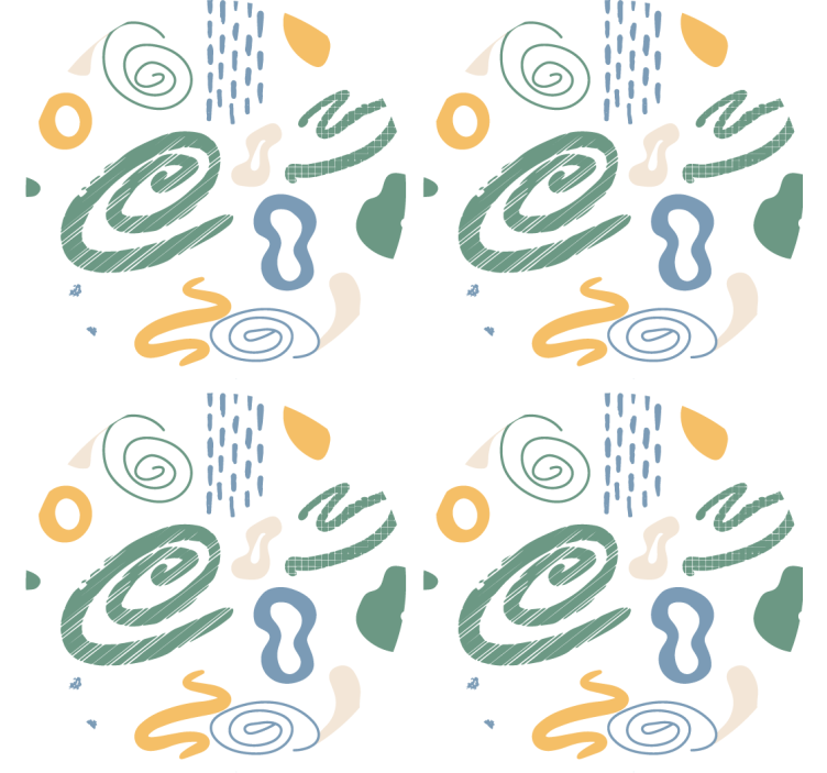 杯垫纹理呈现抽象漩涡图案 - TenStickers