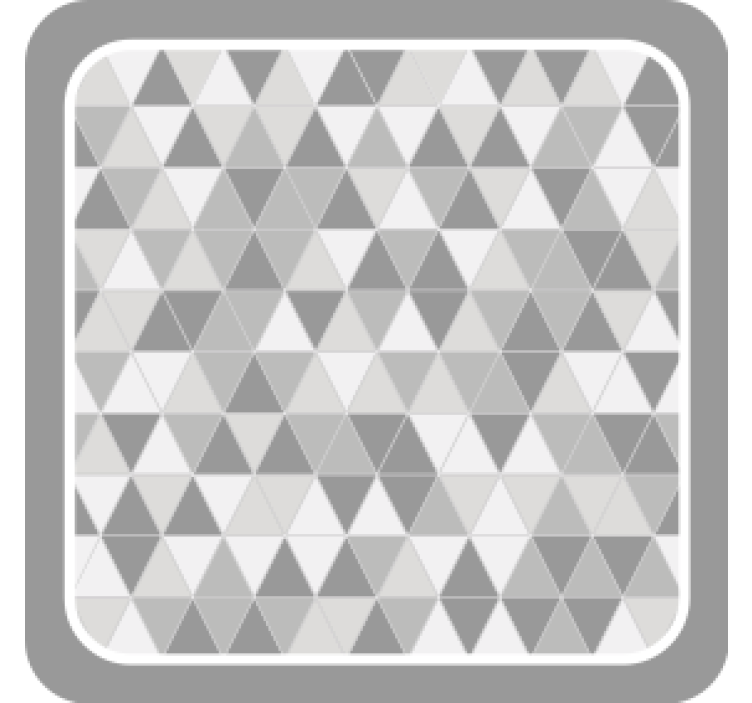 杯垫纹理几何三角形图案 - TenStickers
