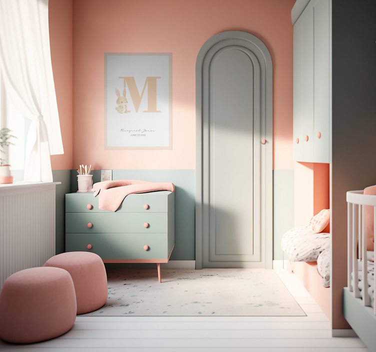 定制初始定制海报 - TenStickers