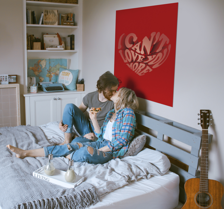 不能再爱你海报 - TenStickers