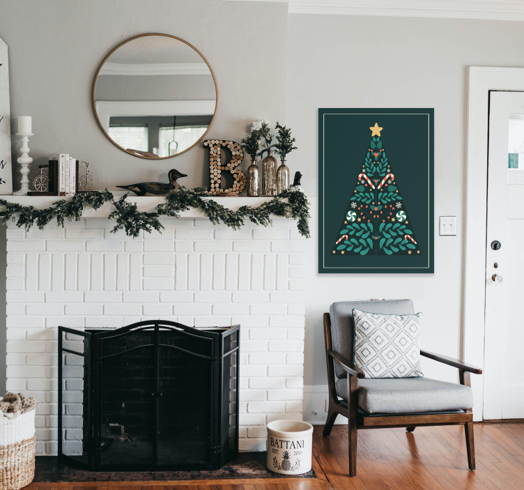 圣诞树海报打印 - TenStickers