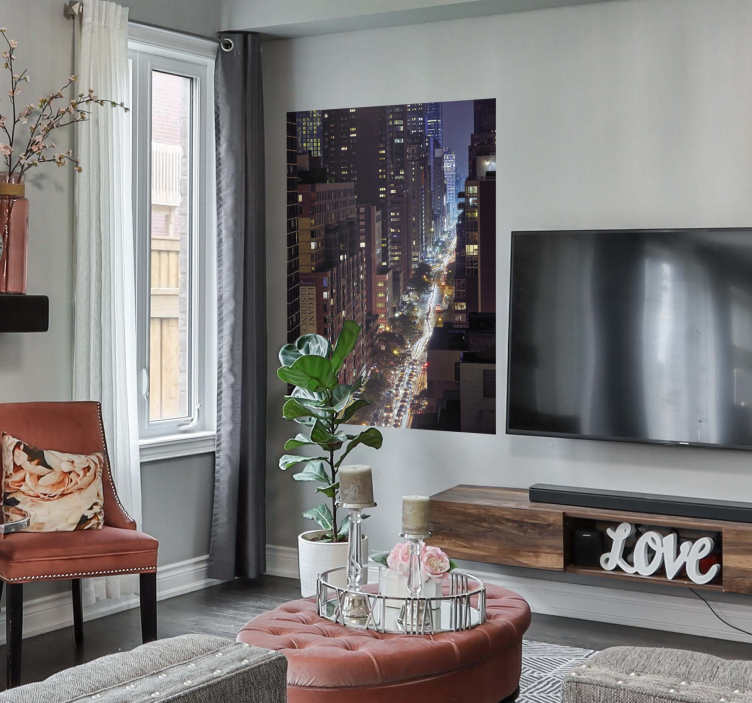 纽约市建筑海报 - TenStickers