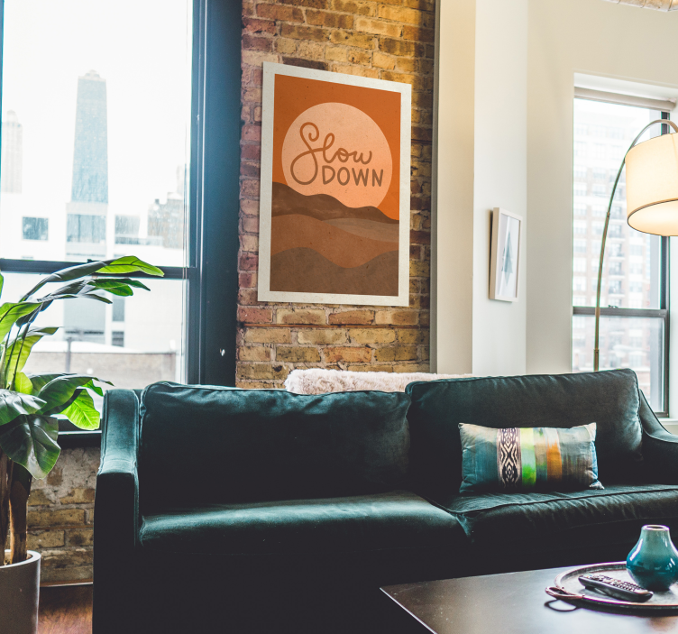 放慢文字海报打印 - TenStickers