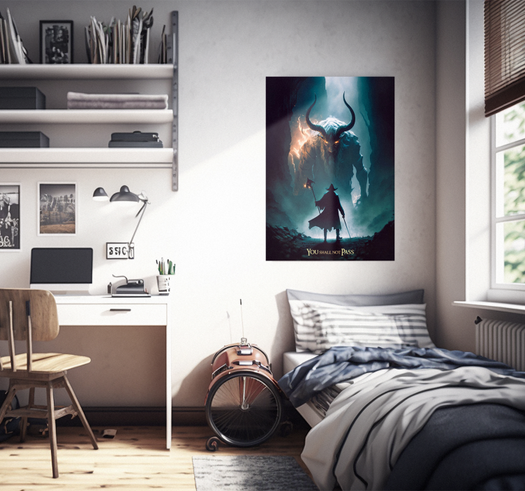 你不能通过电影海报 - TenStickers