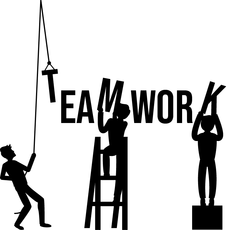 办公室宣传画促进团队合作 - TenStickers