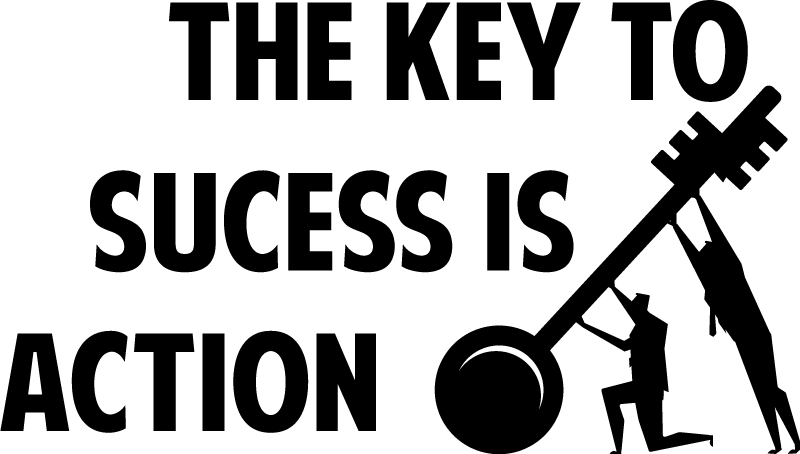 办公室宣传画助力成功行动 - TenStickers