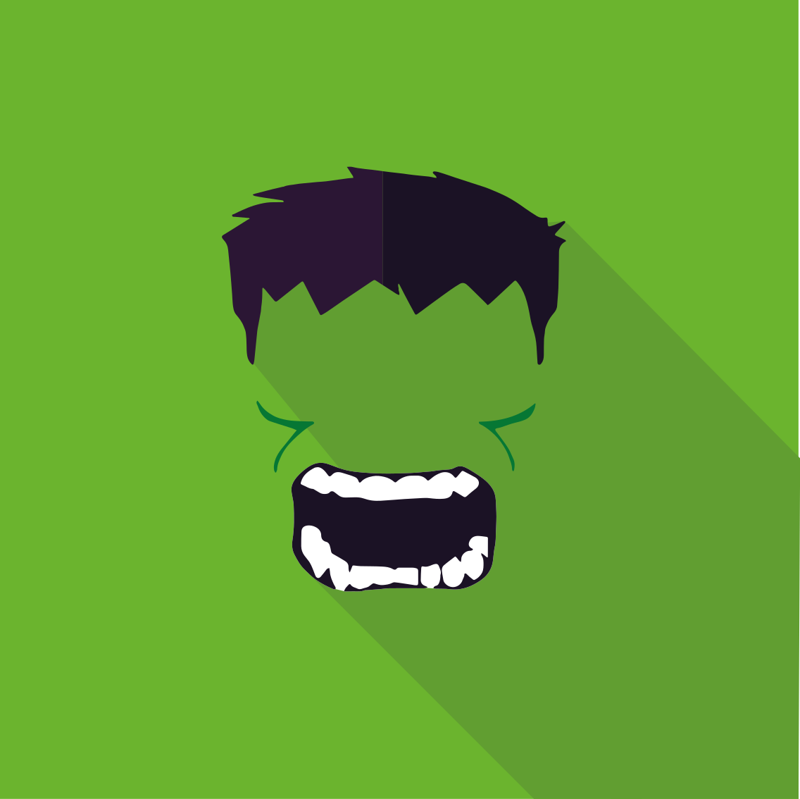 青少年卧室的宣传画绿色超级英雄 - TenStickers