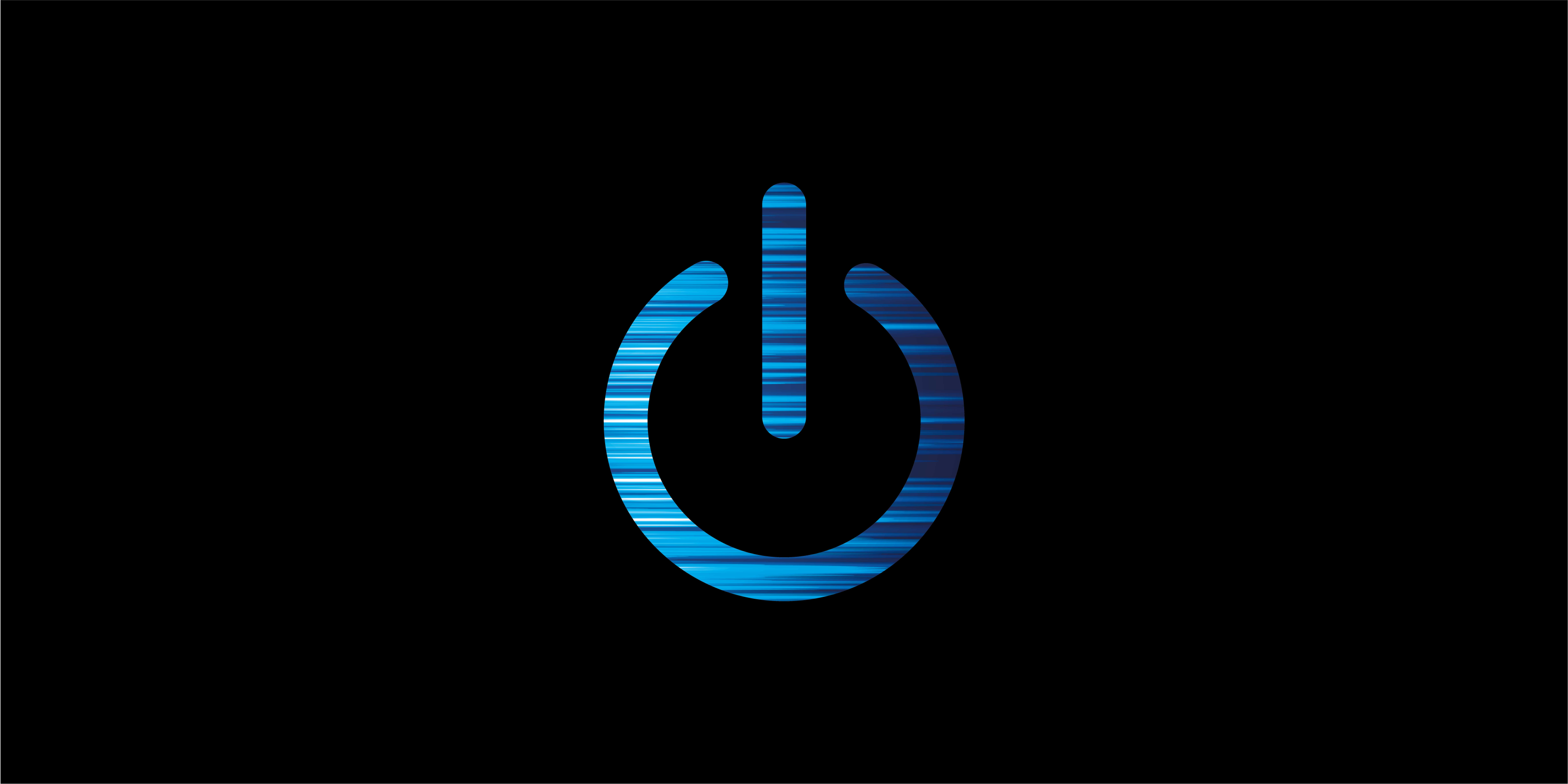视频游戏海报蓝色开关标志图形 - TenStickers