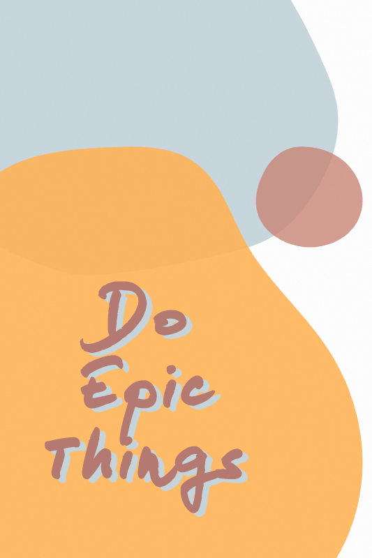 句子海报让你成就非凡事迹 - TenStickers