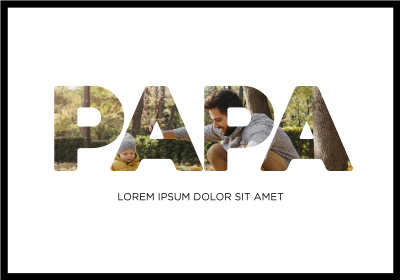 客厅海报 爸爸我的英雄 - TenStickers