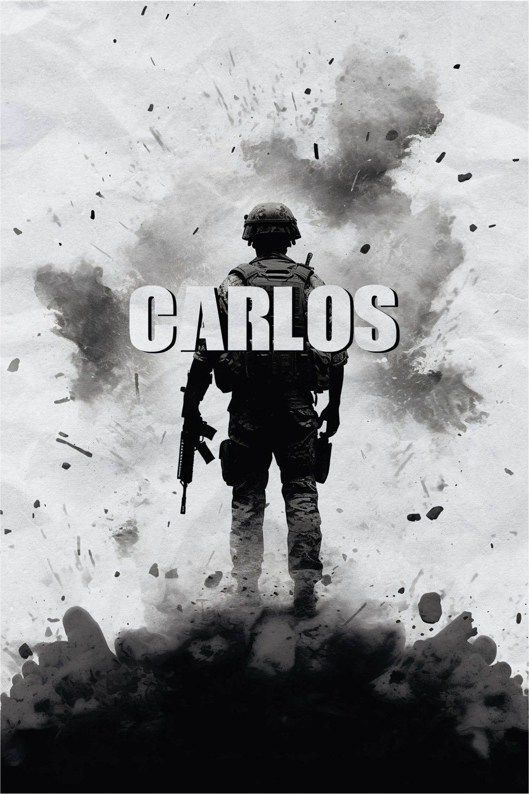 青少年卧室的宣传画 戰鬥士兵 - TenStickers