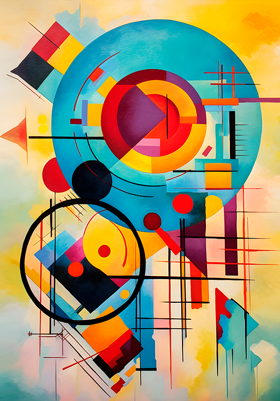 艺术海报 抽象表现主义 - TenStickers