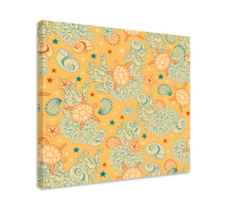 盲人海洋海龟图案 - TenStickers