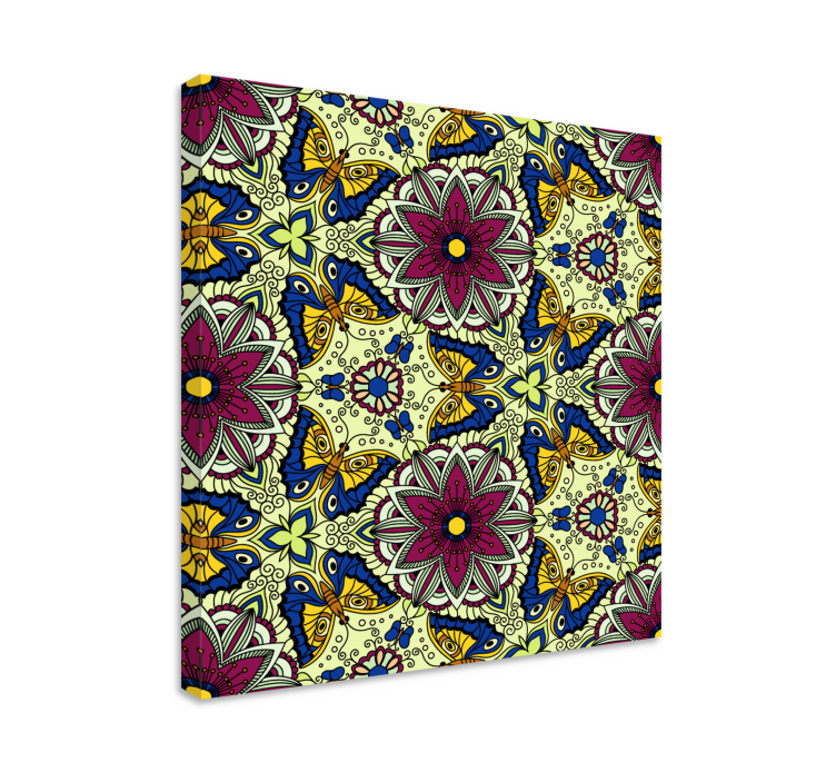 盲人视觉训练花卉蝴蝶图案 - TenStickers