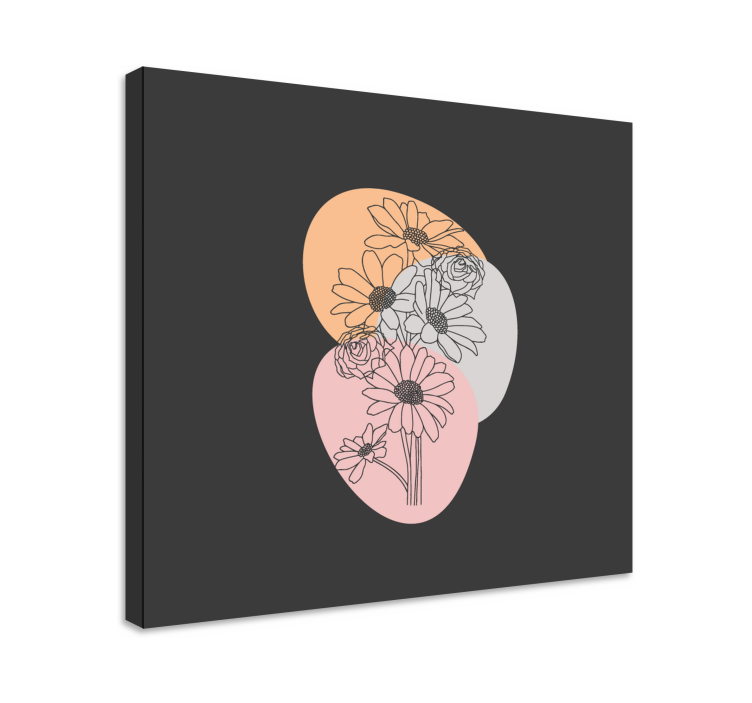 盲人视觉训练与花卉抽象形状相结合 - TenStickers